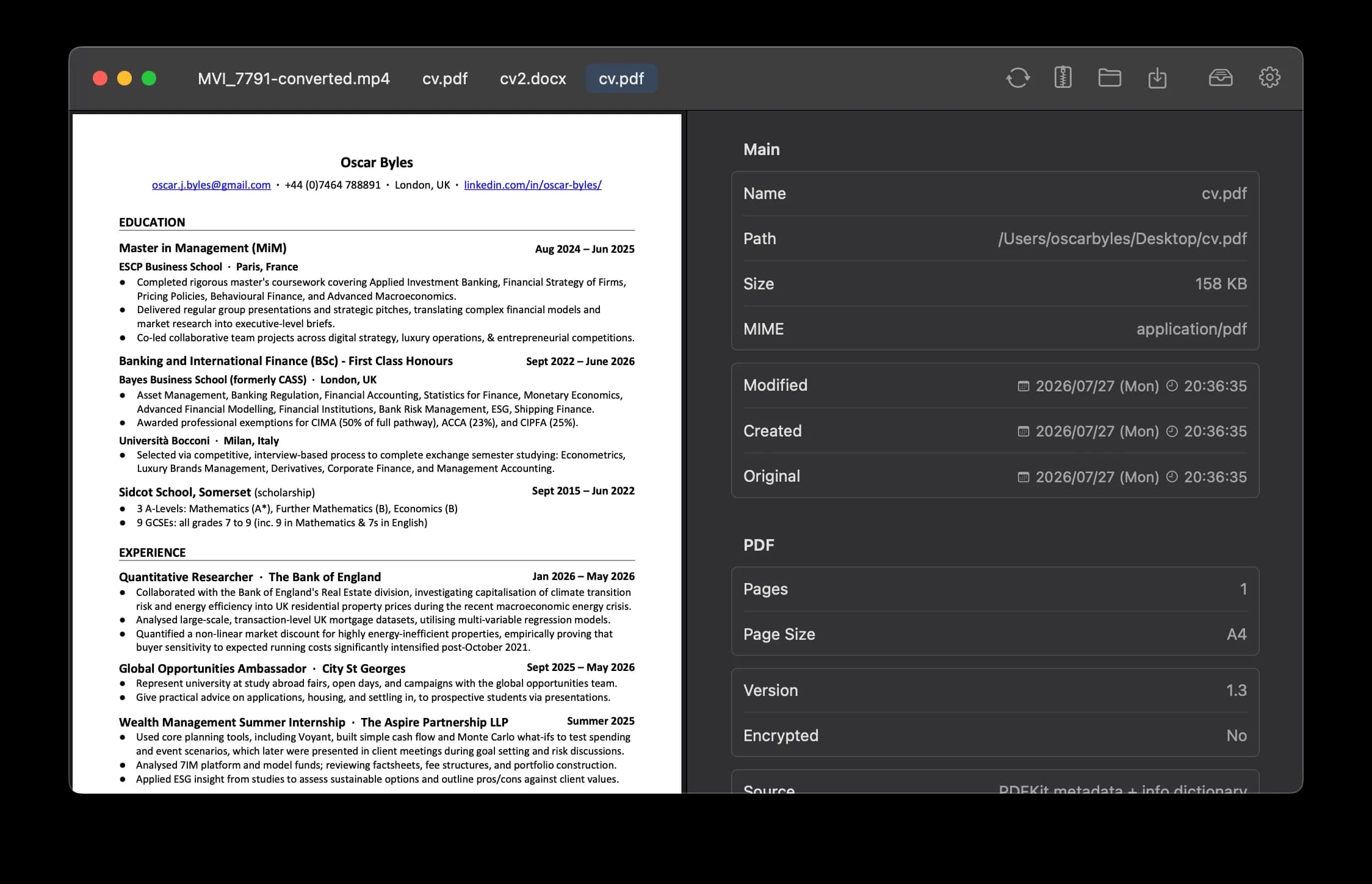 Zentro built-in media and document preview